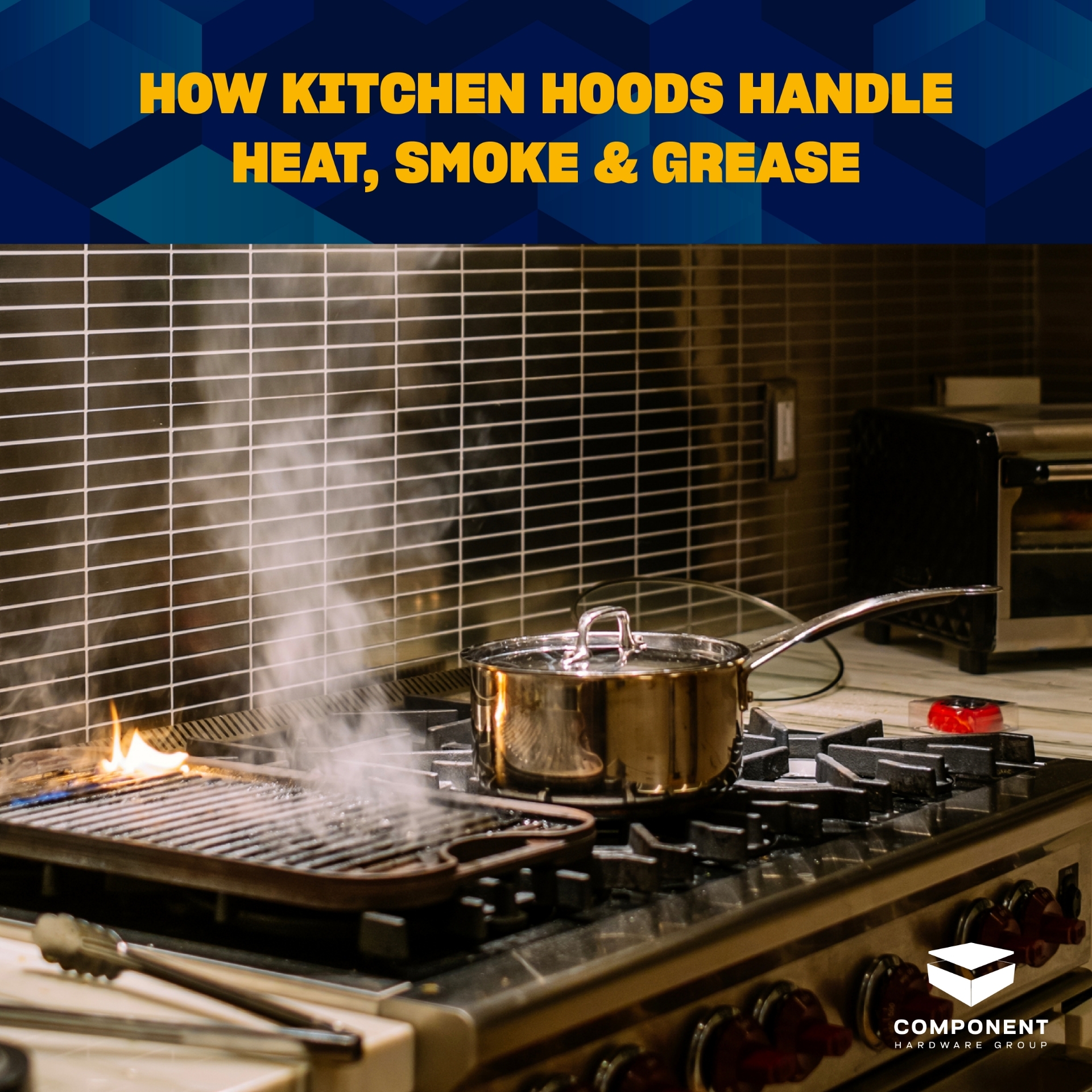 How Commercial Kitchen Hoods Manage Heat, Smoke, and Grease